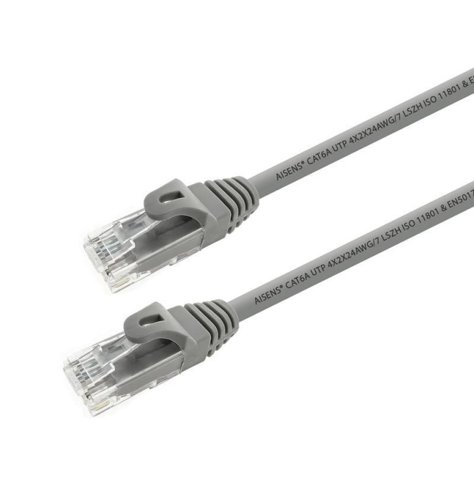 Cable de Red RJ45 UTP Aisens A145-0331 Cat.6A/ 15m/ Gris