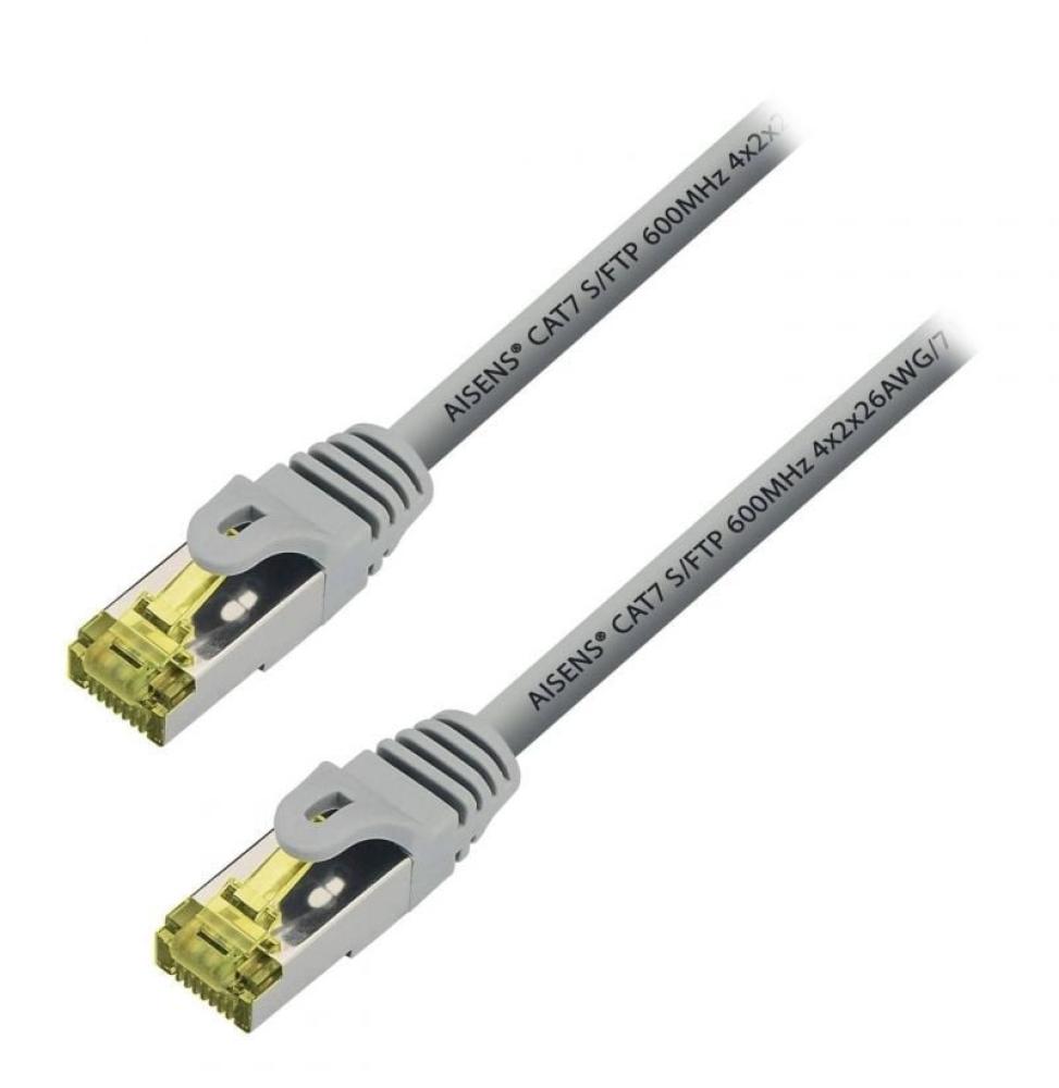 Cable de Red RJ45 S/FTP Aisens A146-0333 Cat.7/ 50cm/ Gris