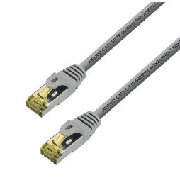 Cable de Red RJ45 S/FTP Aisens A146-0334/ Cat.7/ 1m/ Gris