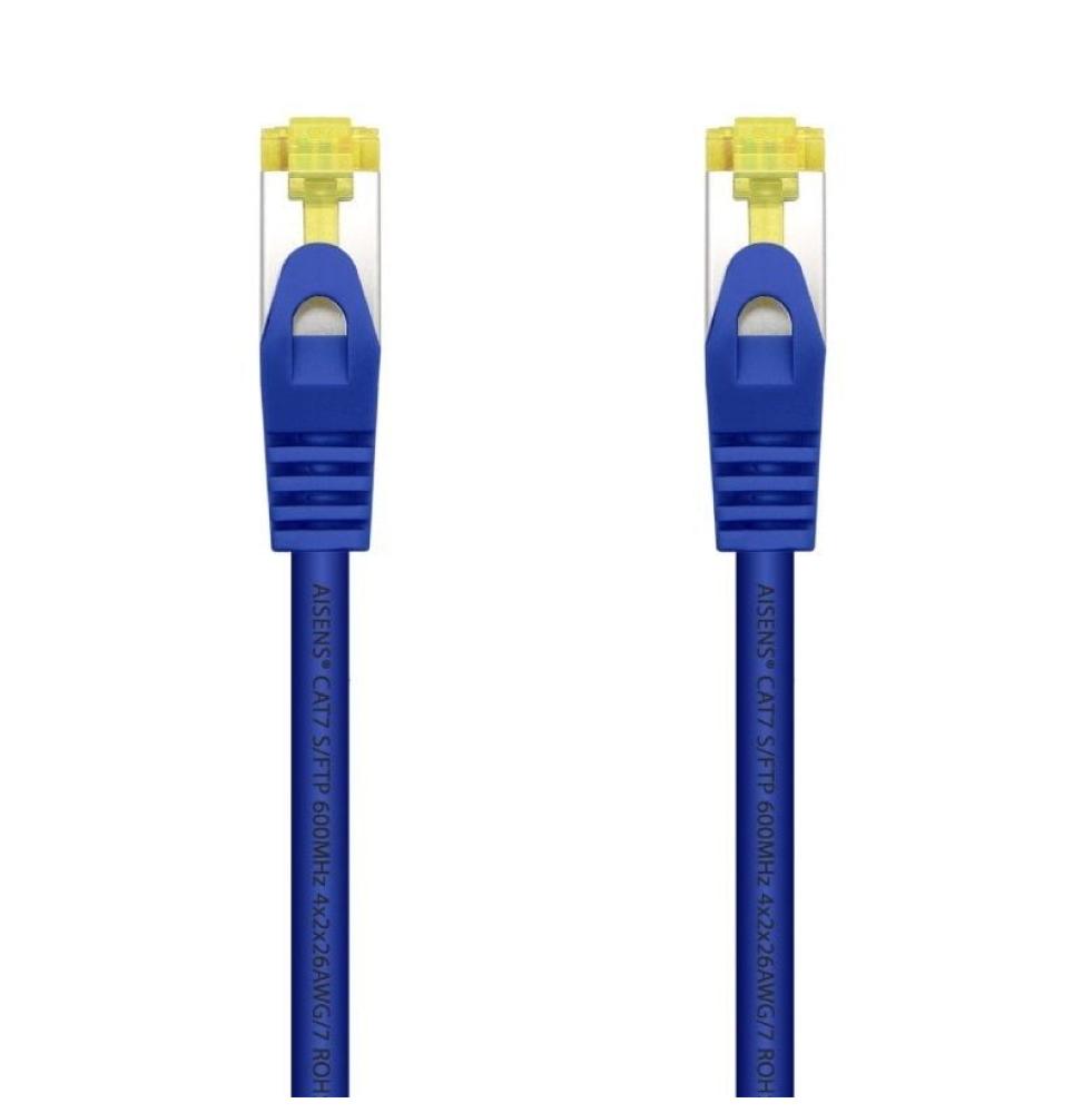 Cable de Red RJ45 SFTP Aisens A146-0476 Cat.7/ 25cm/ Azul