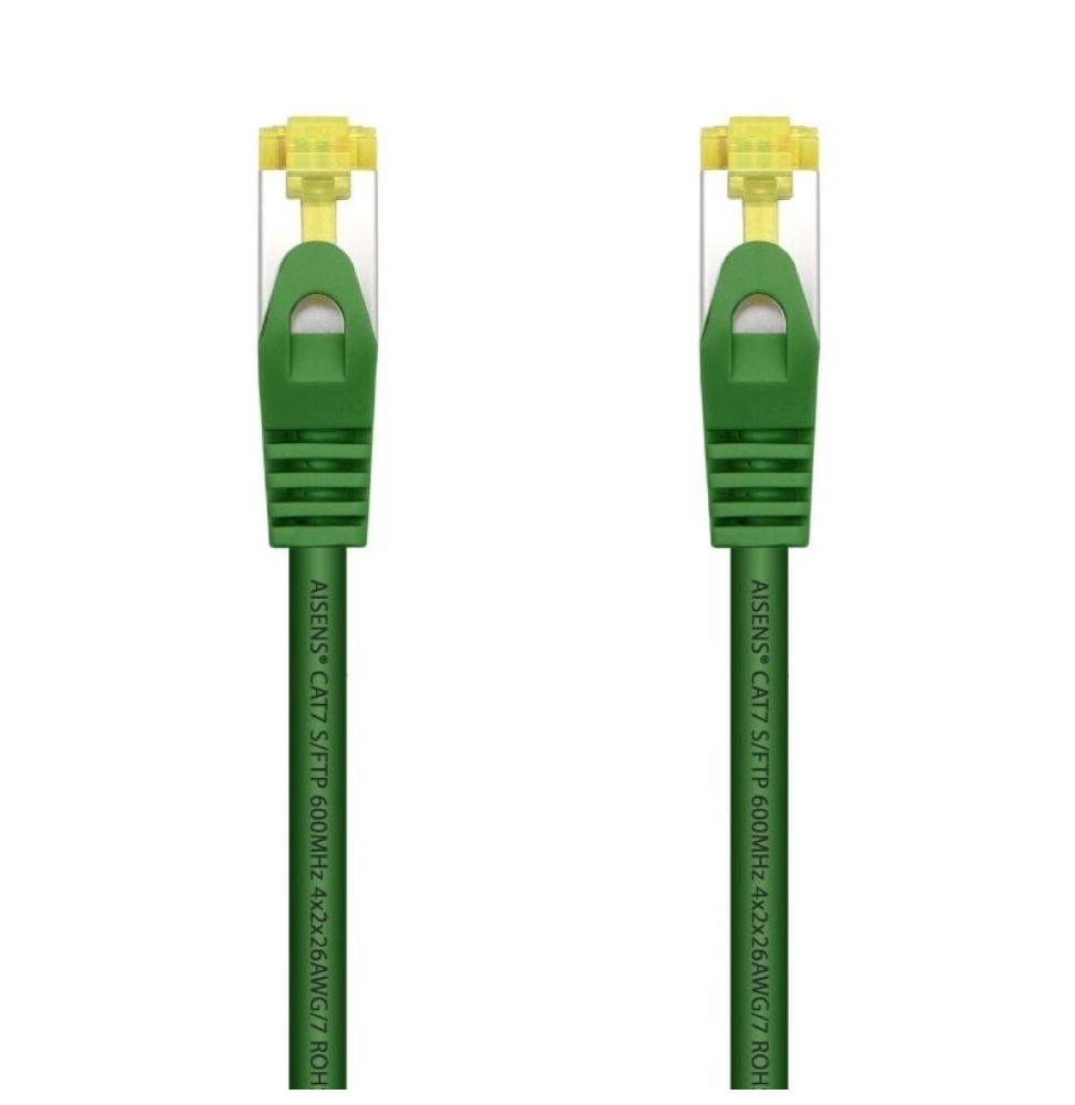 Cable de Red RJ45 SFTP Aisens A146-0480 Cat.7/ 25cm/ Verde