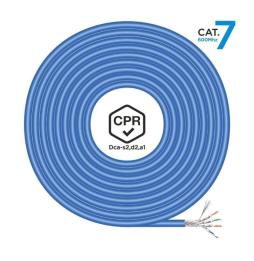 Bobina de Cable RJ45 SFTP AWG23 LSZH CPR Dca Aisens A146-0665 Cat.7/ 305m/ Azul