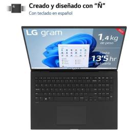 Portátil LG Gram 17Z90R-E.AD78B Intel Core i7-1360P/ 32GB/ 1TB SSD/ GeForce RTX 3050/ 17'/ Win11