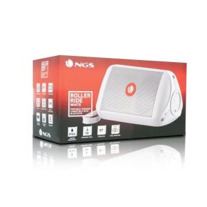 Altavoz con Bluetooth NGS Roller Ride/ 10W/ 1.0/ Blanco