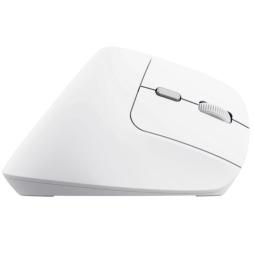 Ratón Ergonómico Inalámbrico Trust Bayo II/ Batería recargable/ Hasta 2400 DPI/ Blanco