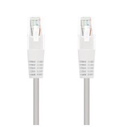 Cable de Red RJ45 UTP Nanocable 10.20.0101-W Cat.5e/ 1m/ Blanco