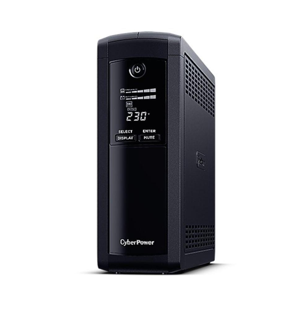 SAI Línea Interactiva Cyberpower VP1200ELCD-DE/ 1200VA-720W/ 5 Salidas/ Formato Torre