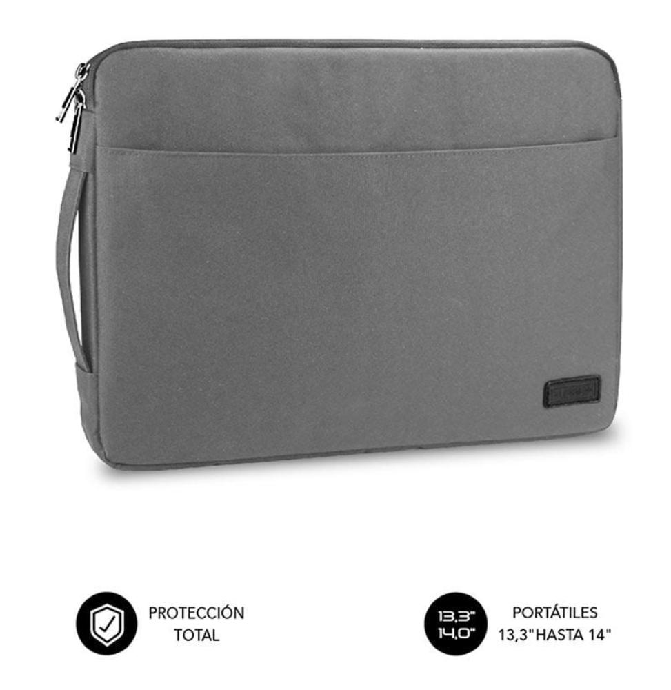 Funda Subblim Urban Laptop Sleeve para Portátiles hasta 14'/ Gris