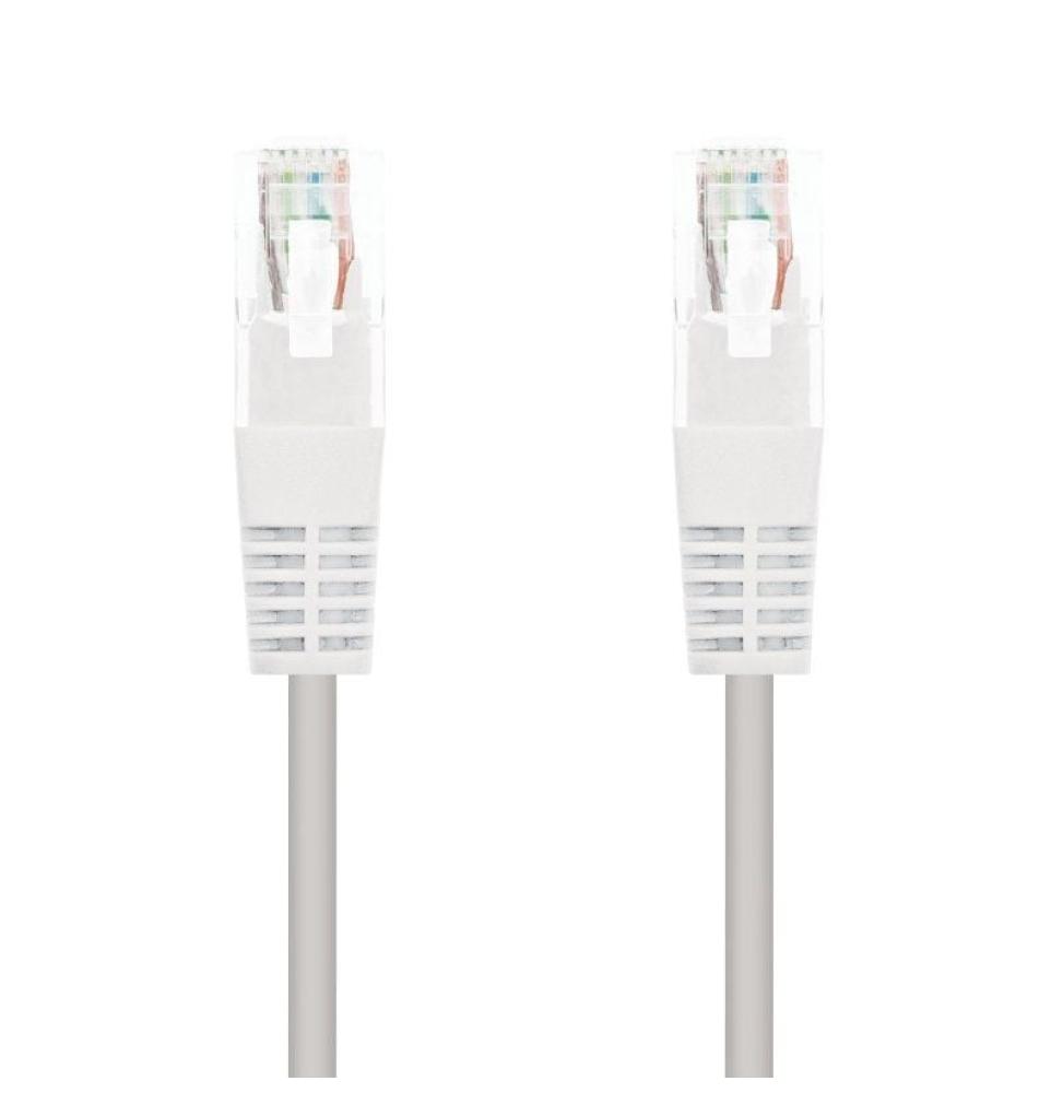 Cable de Red RJ45 UTP Nanocable 10.20.0102-W Cat.5e/ 2m/ Blanco