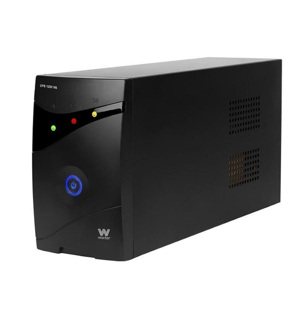 SAI Línea Interactiva Woxter UPS 1200 VA/ 1200VA-720W/ 3 Salidas/ Formato Torre