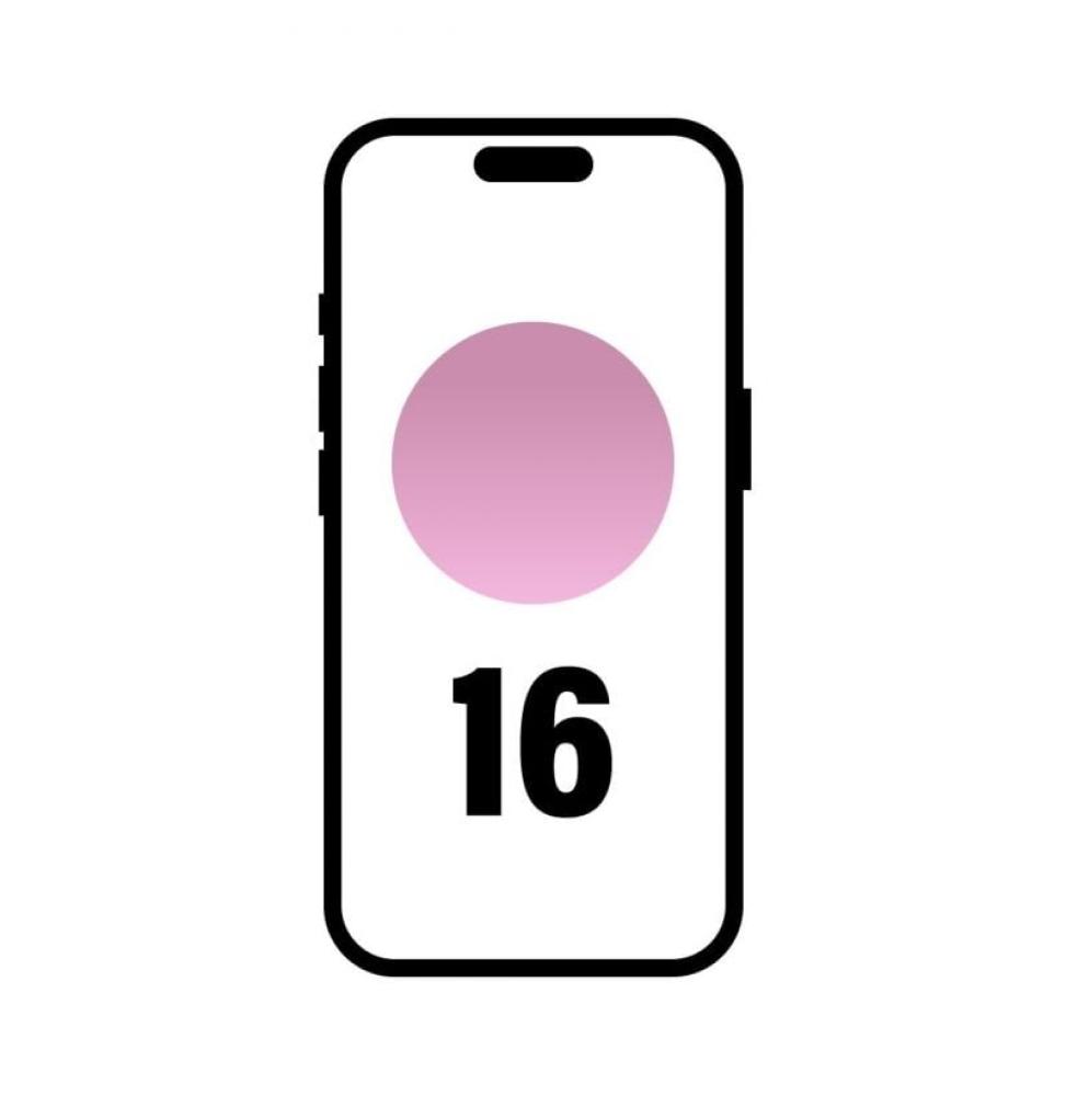 Smartphone Apple iPhone 16 128GB/ 6.1'/ 5G/ Rosa