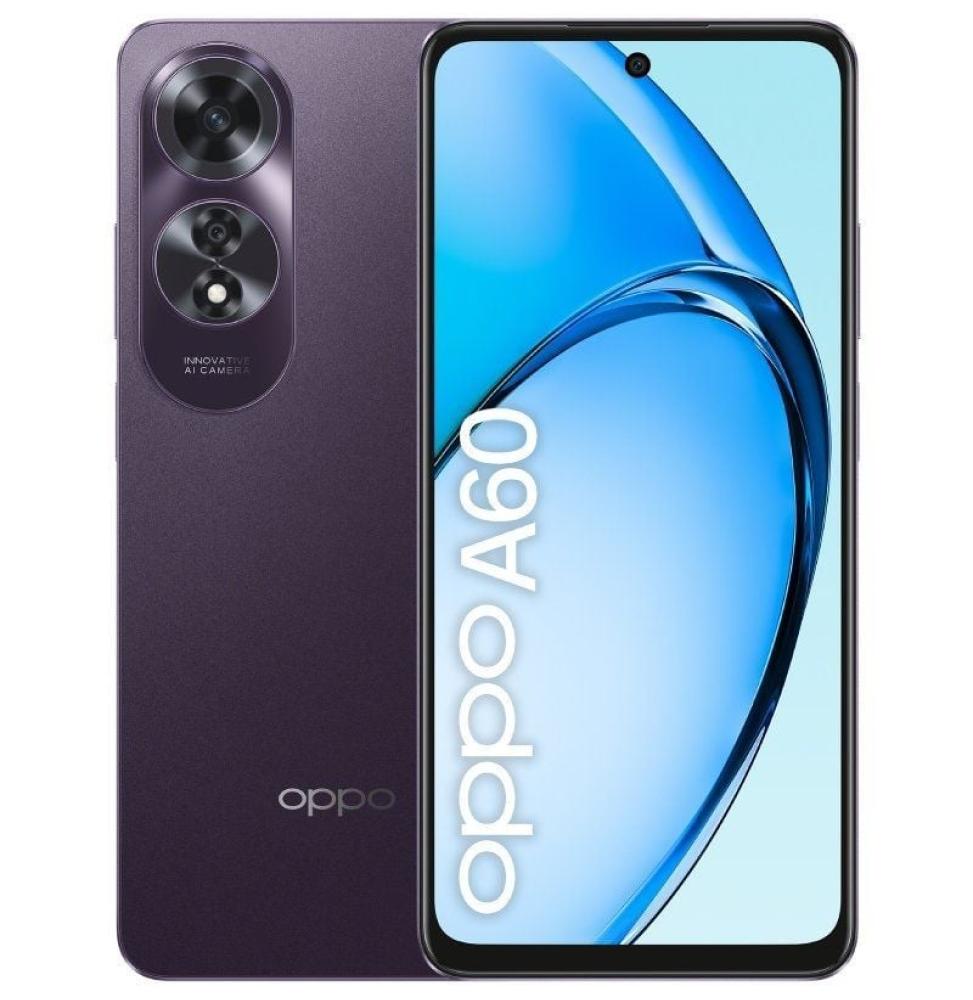 Smartphone Oppo A60 8GB/ 256GB/ 6.67'/ Purpura Medianoche