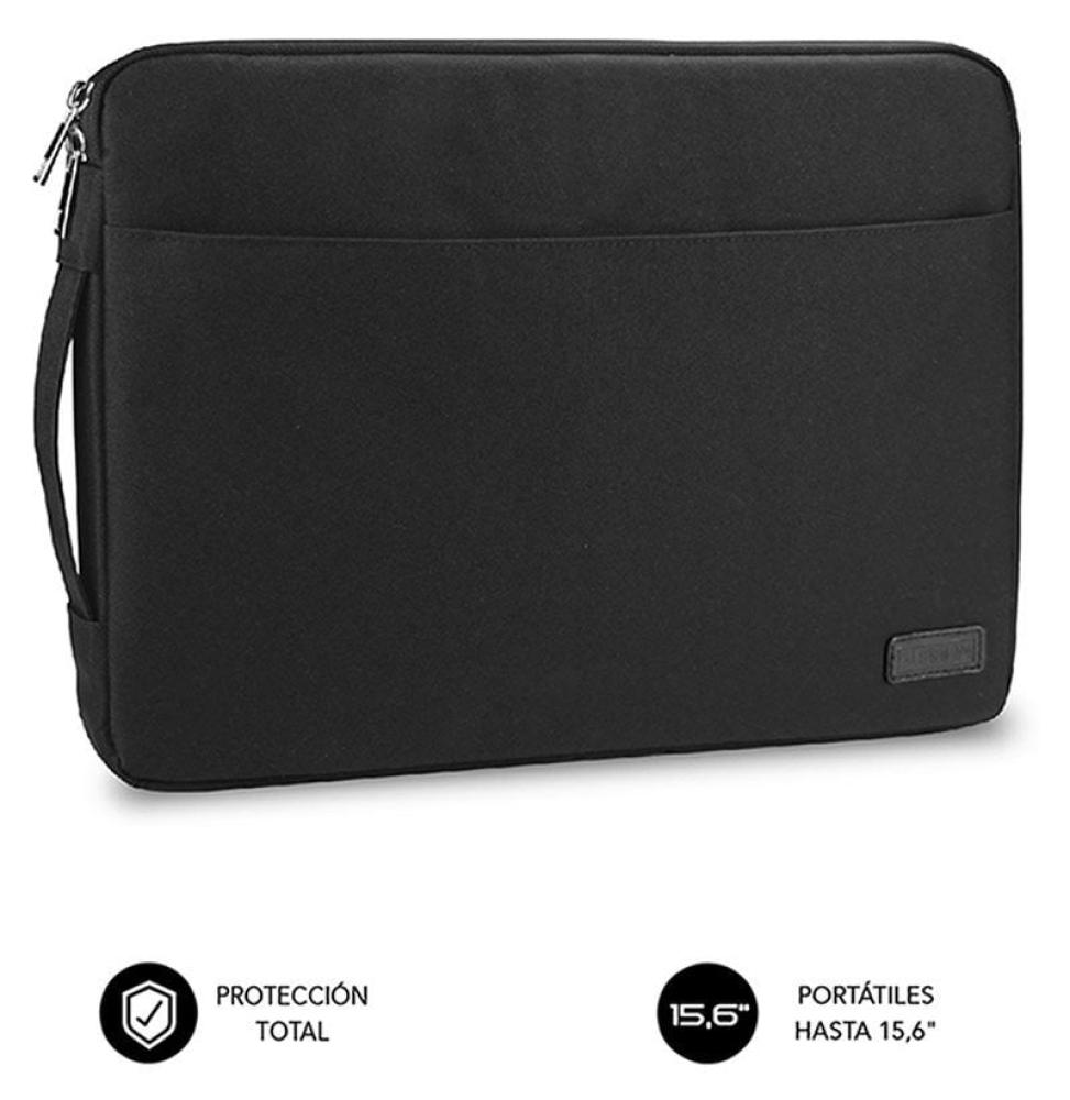 Funda Subblim Urban Laptop Sleeve para Portátiles hasta 15.6'/ Negra