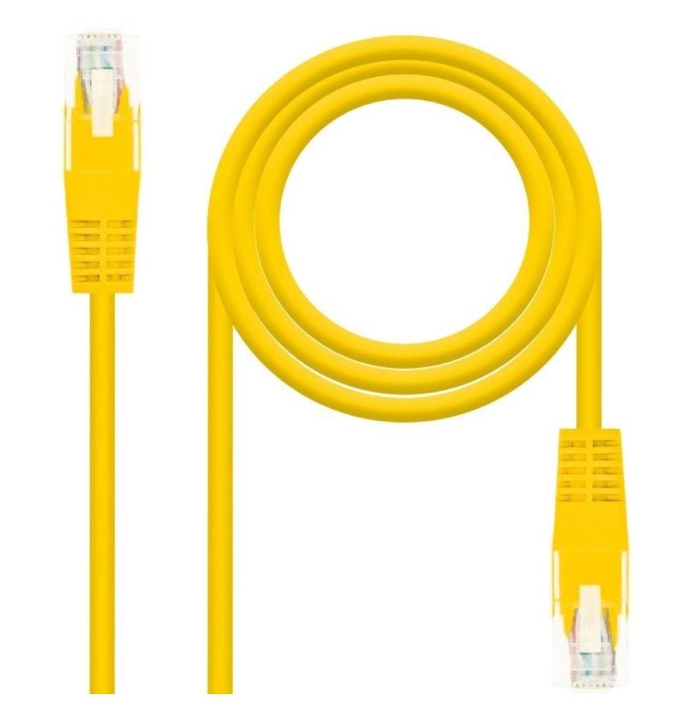 Cable de Red RJ45 UTP Nanocable 10.20.0400-L30 Cat.6/ 30cm/ Amarillo