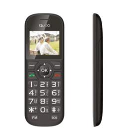 Teléfono Móvil Qubo D-1803 para Personas Mayores/ Negro