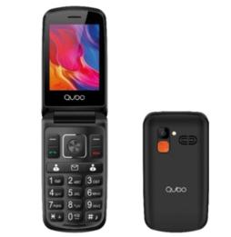 Teléfono Móvil Qubo P-210NWBKC para Personas Mayores/ Negro