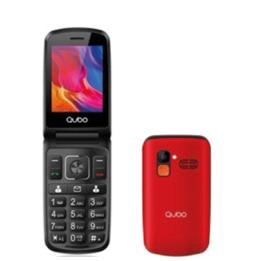 Teléfono Móvil Qubo P-210NWRD para Personas Mayores/ Rojo