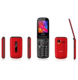 Teléfono Móvil Qubo P-210NWRD para Personas Mayores/ Rojo