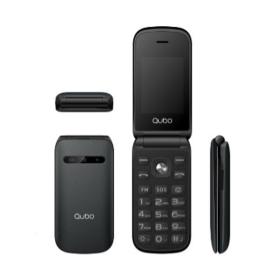 Teléfono Móvil Qubo X-209BKMKII para Personas Mayores/ Negro