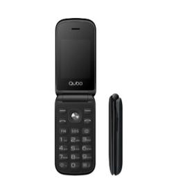 Teléfono Móvil Qubo X-209BKMKII para Personas Mayores/ Negro