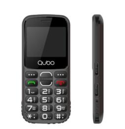 Teléfono Móvil Qubo X-230BKC para Personas Mayores/ Negro