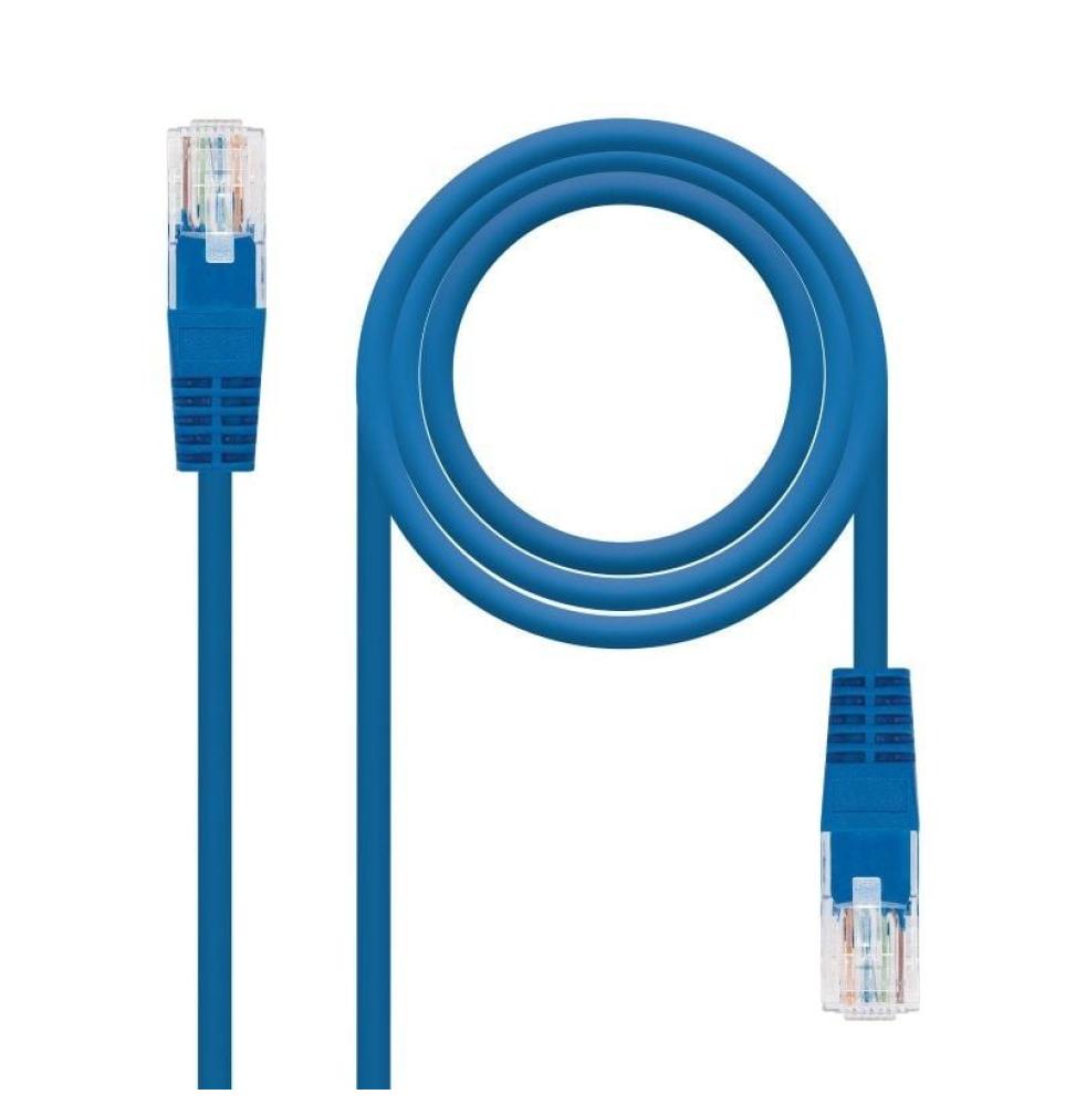 Cable de Red RJ45 UTP Nanocable 10.20.0401-BL Cat.6/ 1m/ Azul