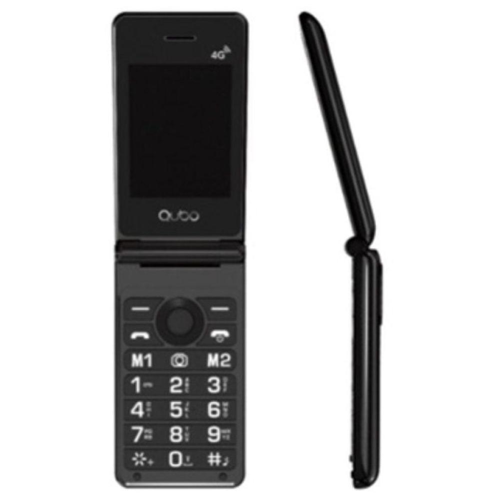 Teléfono Móvil Qubo X-28 4G para Personas Mayores/ Negro