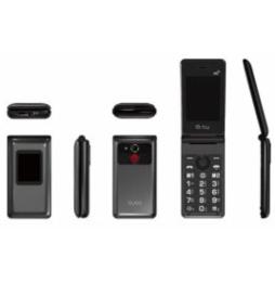 Teléfono Móvil Qubo X-28 4G para Personas Mayores/ Negro