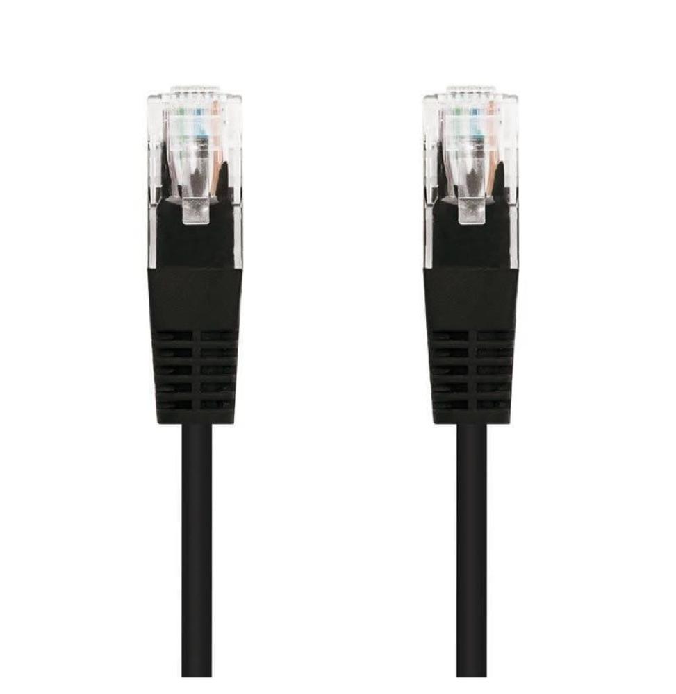 Cable de Red RJ45 UTP Nanocable 10.20.0402-BK Cat.6/ 2m/ Negro