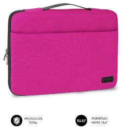 Funda Subblim Elegant Laptop Sleeve hasta 15.6'/ Rosa