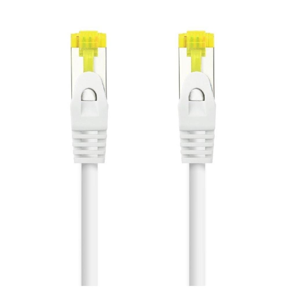 Cable de Red RJ45 SFTP Nanocable 10.20.1900-L25-W Cat.6A/ LSZH/ 25cm/ Blanco