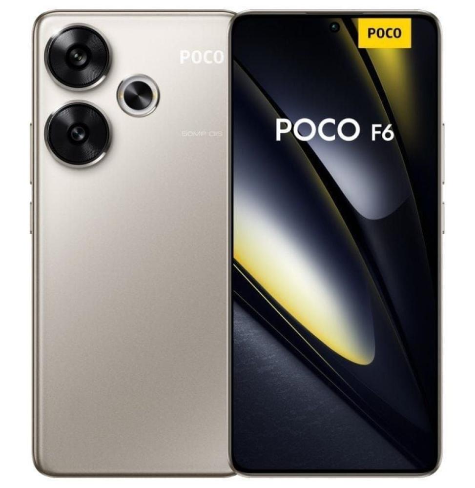 Smartphone Xiaomi POCO F6 8GB/ 256GB/ 6.67'/ 5G/ Titanio