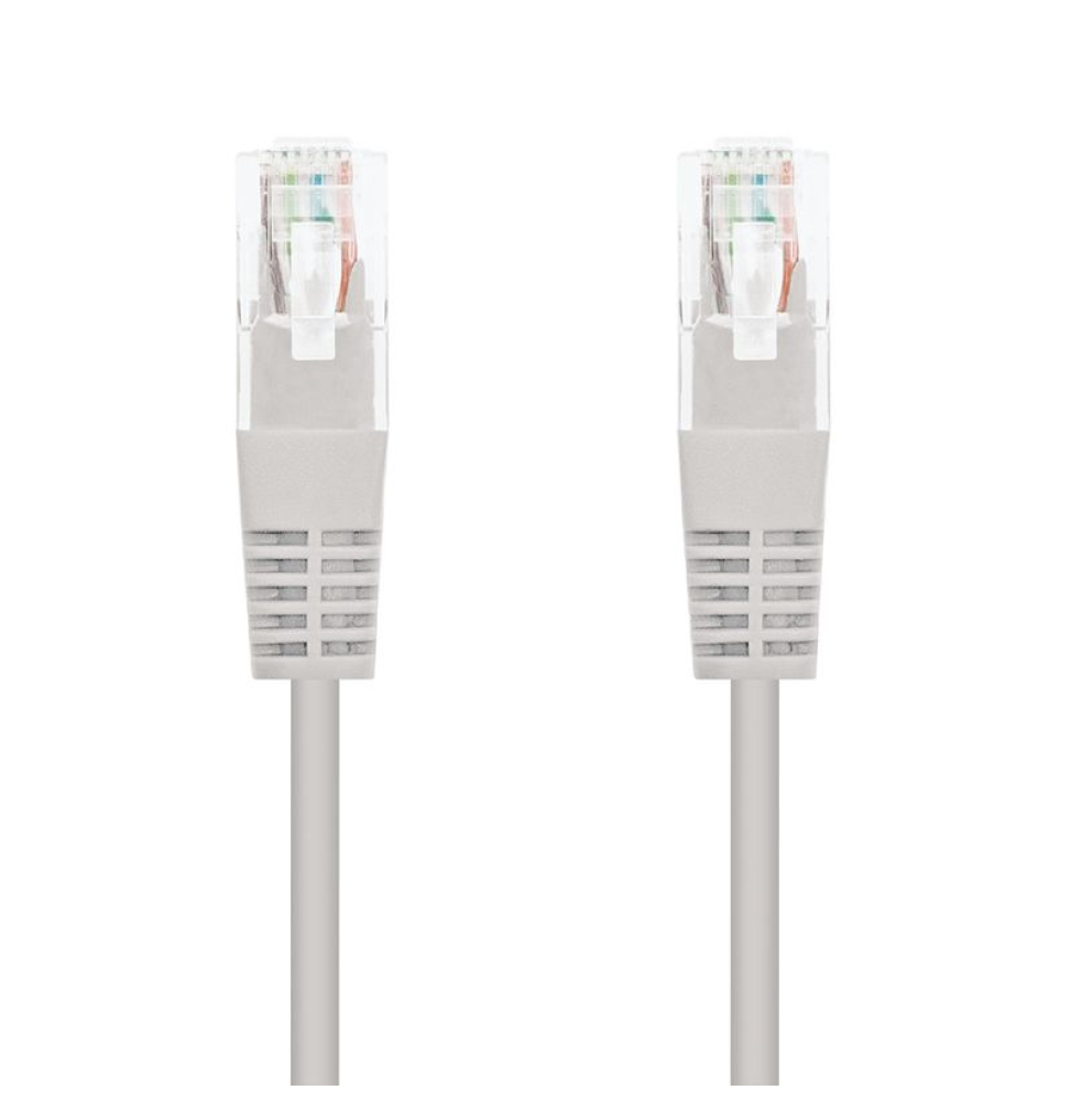 Cable de Red RJ45 UTP Nanocable 10.20.0401 Cat.6/ 1m/ Gris