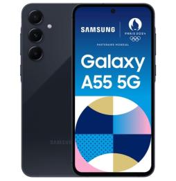 Smartphone Samsung Galaxy A55 8GB/ 128GB/ 6.6'/ 5G/ Negro Eclipse