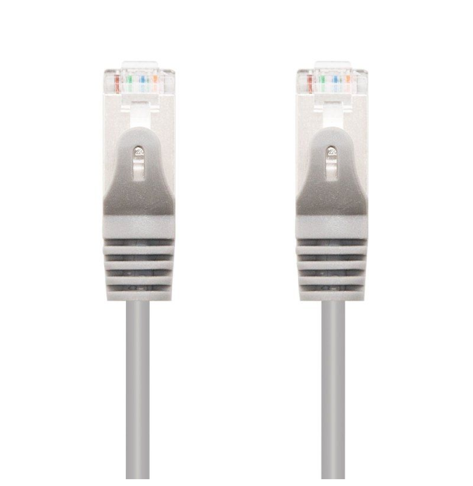 Cable de Red RJ45 FTP Nanocable 10.20.0810 Cat.6/ 10m/ Gris