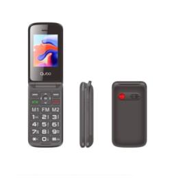 Teléfono Móvil Qubo X-247BKC para Personas Mayores/ Negro