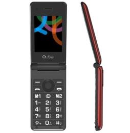 Teléfono Móvil Qubo X-28RD para Personas Mayores/ Rojo