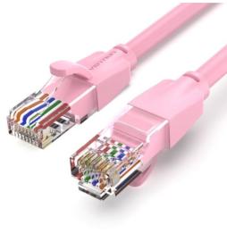 Cable de Red RJ45 UTP Vention IBEPF Cat.6/ 1m/ Rosa