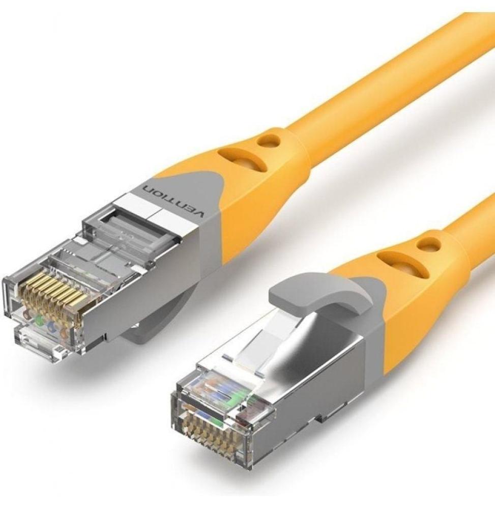 Cable de Red RJ45 SFTP Vention IBHYD Cat.6A/ 50cm/ Amarillo