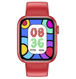 Smartwatch Forever IGo Watch 3 JW-500/ Notificaciones/ Frecuencia Cardíaca/ Rojo