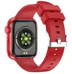 Smartwatch Forever IGo Watch 3 JW-500/ Notificaciones/ Frecuencia Cardíaca/ Rojo