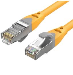 Cable de Red RJ45 SFTP Vention IBHYG Cat.6a/ 1.5m/ Naranja