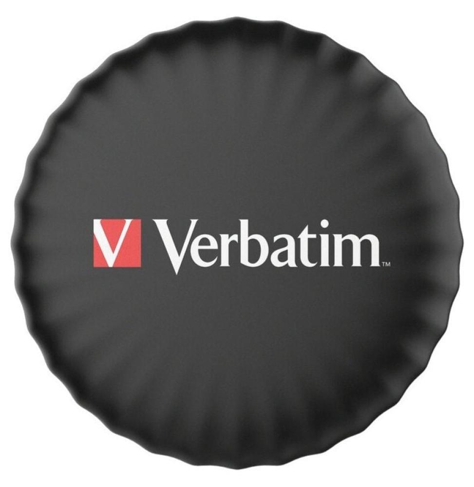 Localizador Verbatim My Finder Coin Bluetooth Tracker MYFC-01B compatible con Apple/ Incluye Llavero y Pila/ Negro