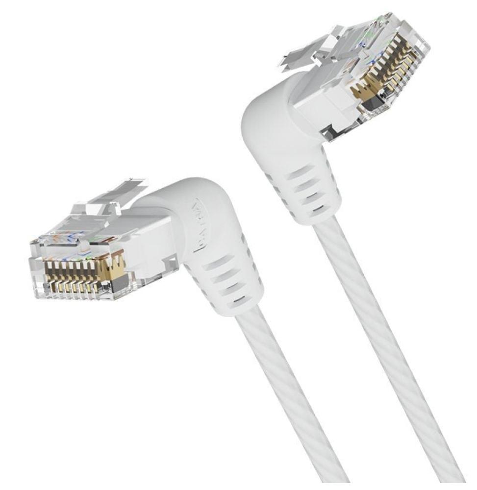 Cable de Red RJ45 UTP Vention IBOWD Cat.6A/ 50cm/ Blanco