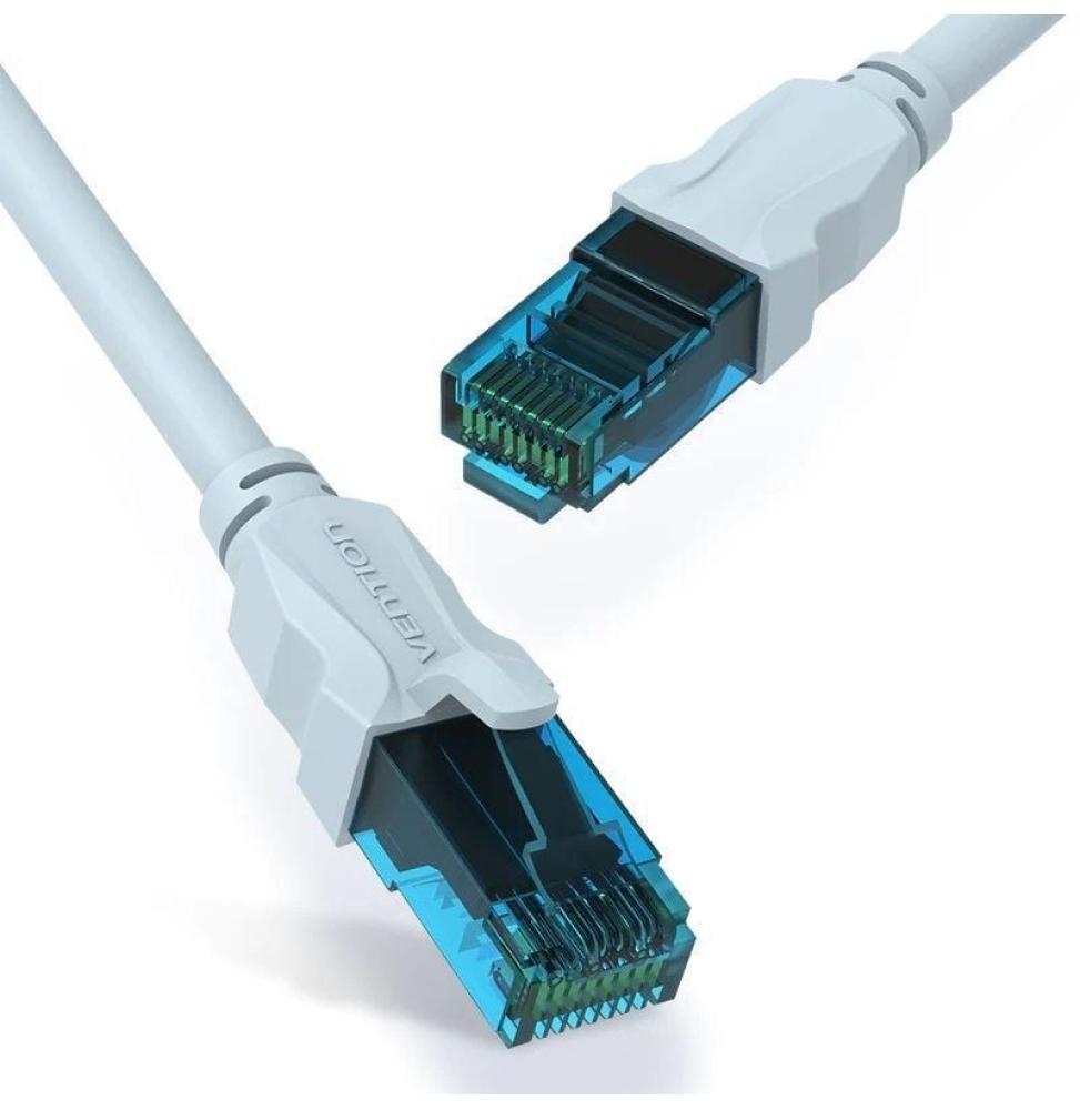 Cable de Red RJ45 UTP Vention VAP-A10-S075 Cat.5e/ 75cm/ Azul y Negro