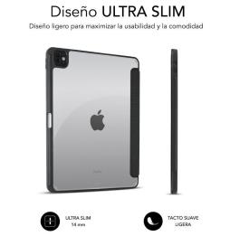 Funda Subblim Clear Shock Case para iPad Pro 11' 2024 M4/ Negra