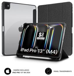 Funda Subblim Clear Shock Case para iPad Pro 12.9' 2024 M4/ Negra