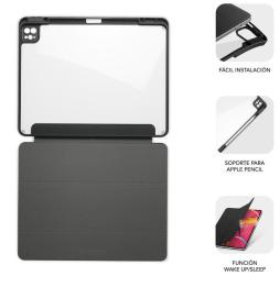 Funda Subblim Clear Shock Case para iPad Pro 12.9' 2024 M4/ Negra