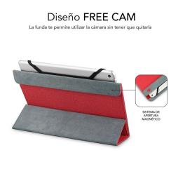 Funda Subblim Freecam para Tablets de 10.1'-11'/ Roja