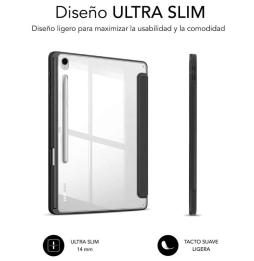 Funda Subblim Clear Shock para Tablet Samsung S9 11'/ S9 FE 10.9'/ Negra